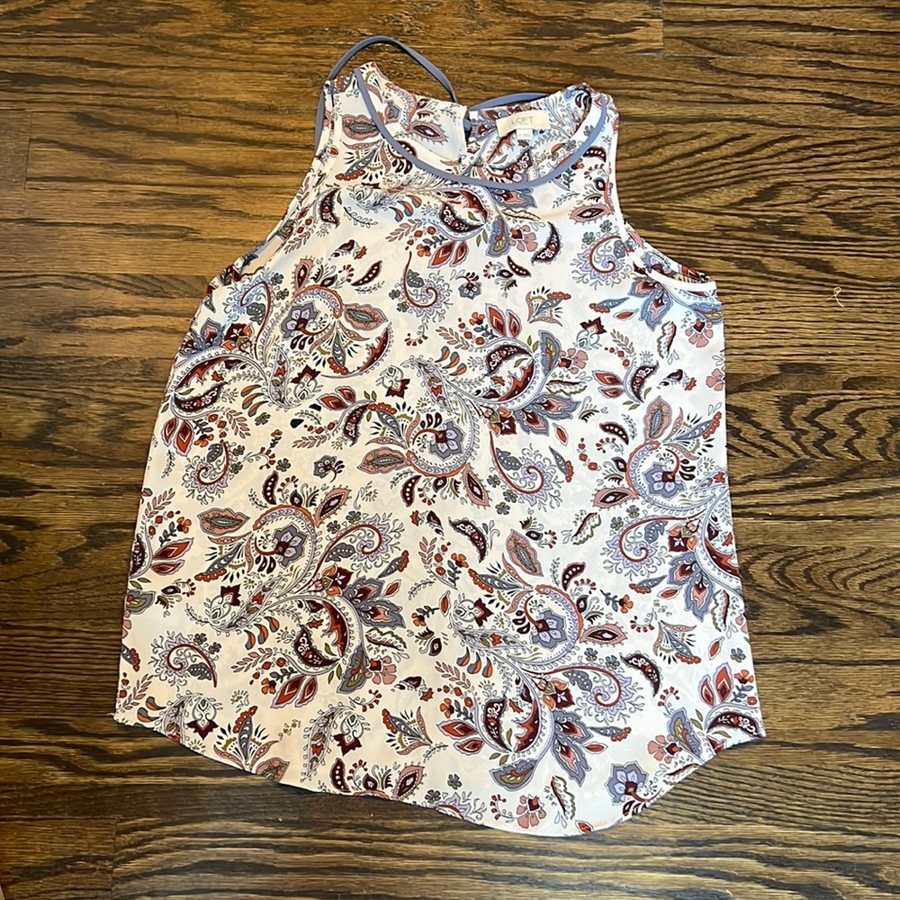 Loft tie back tank